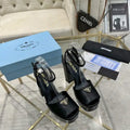 Prada 1XP48B Nappa Leather platform sandals P78595