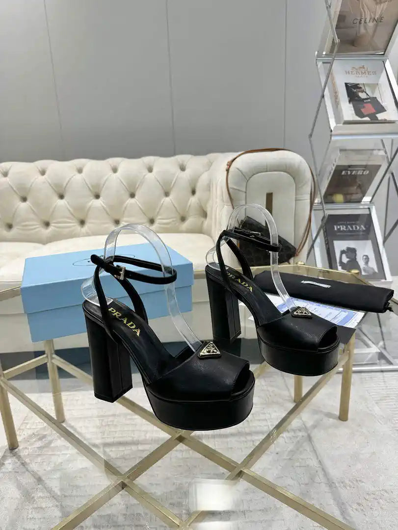 Prada 1XP48B Nappa Leather platform sandals P78595