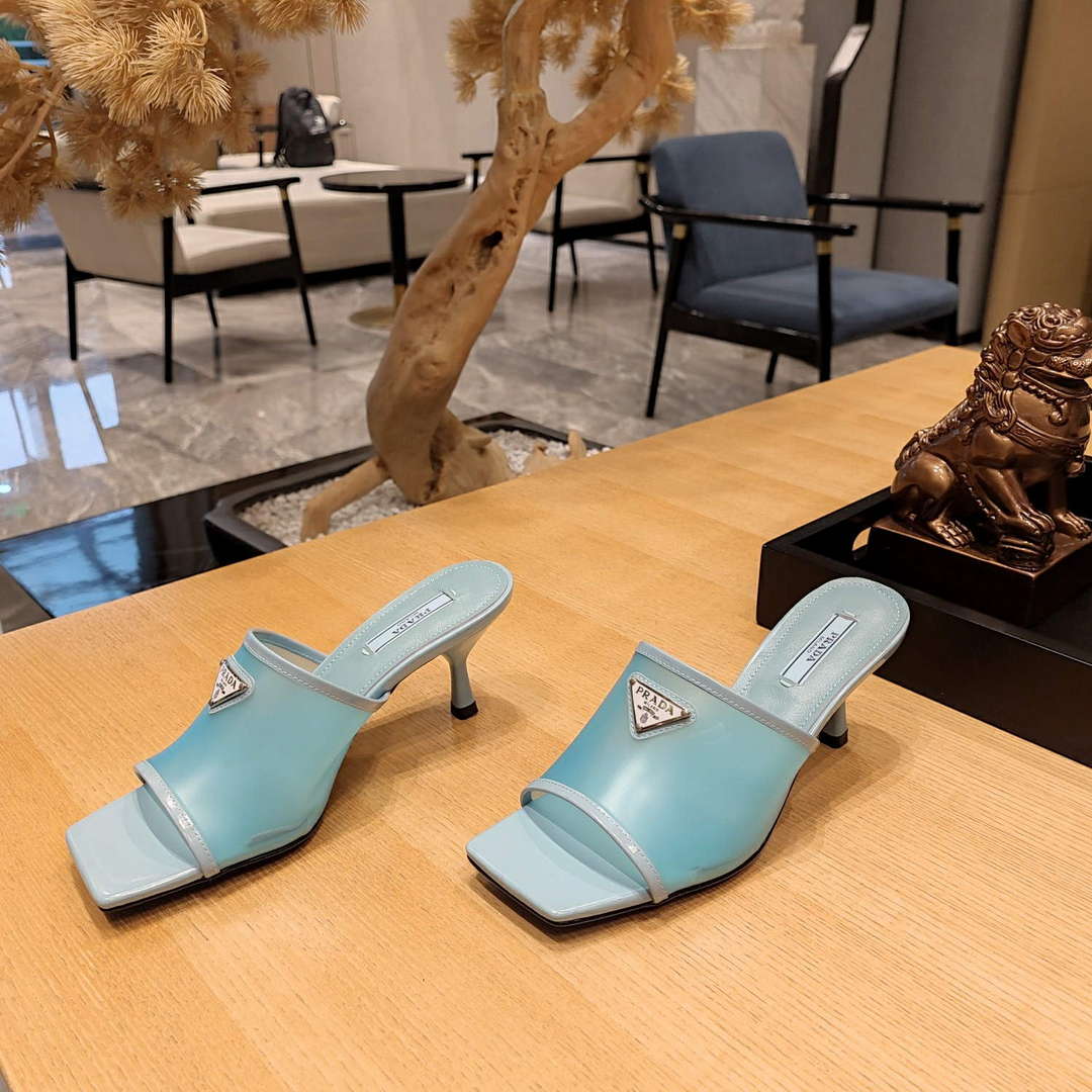Prada 1XX644 Plexiglas and patent leather sandals P78602 - 35 - View 7