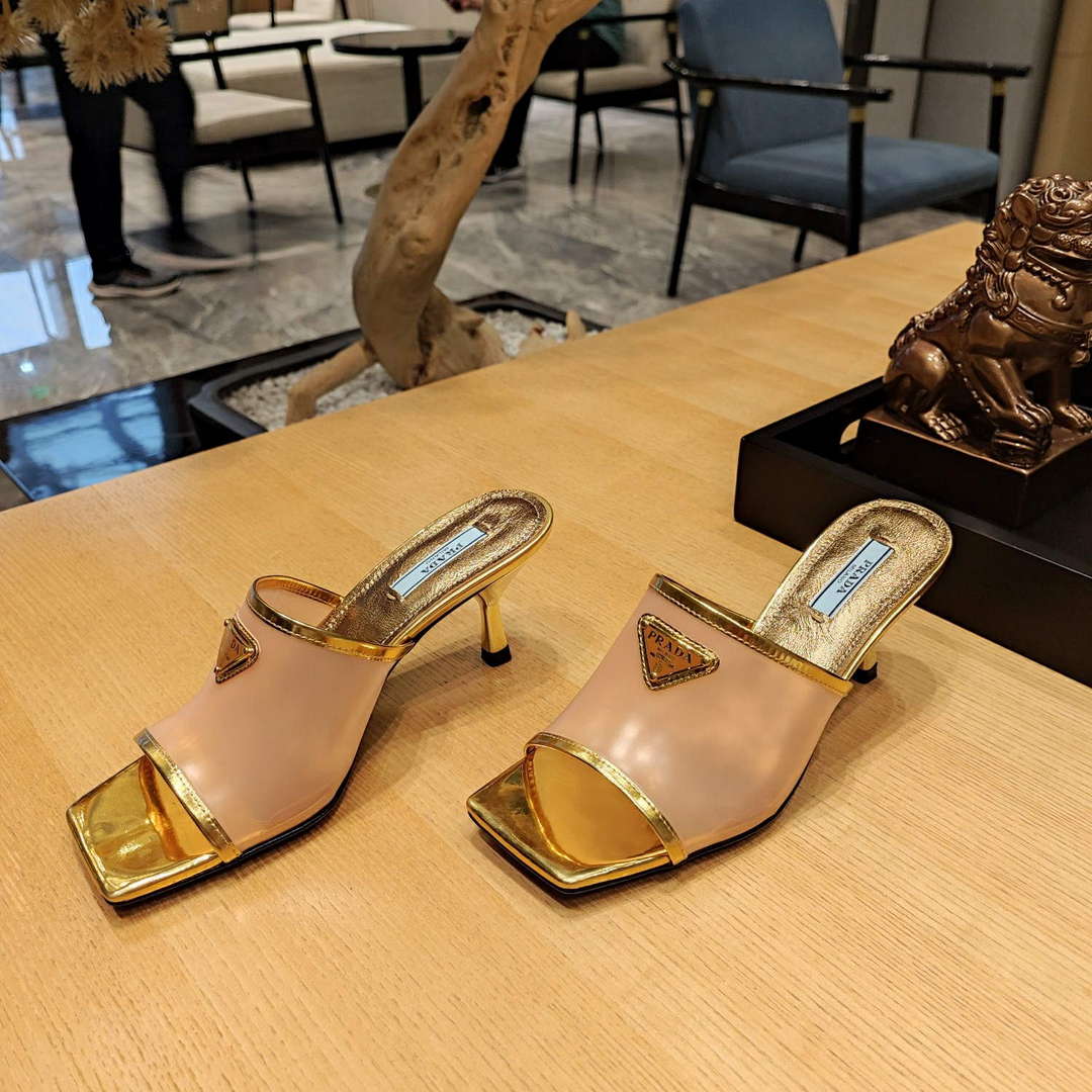 Prada 1XX644 Plexiglas and patent leather sandals P78604 - 35 - View 7