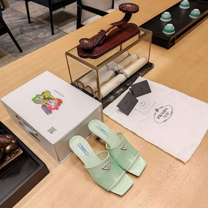 Prada 1XX644 Plexiglas and patent leather sandals P78605 - 35 - View 1