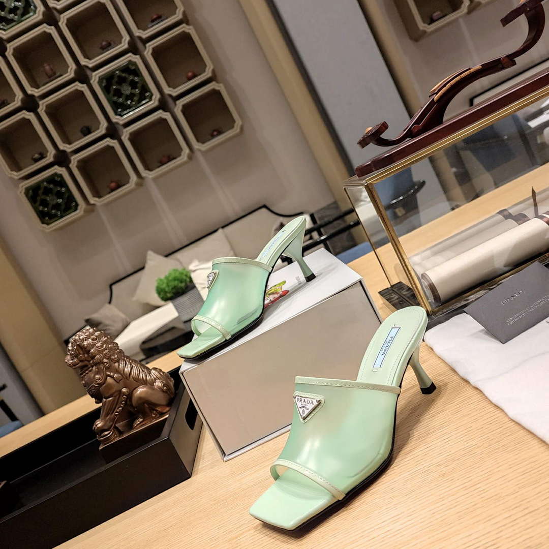 Prada 1XX644 Plexiglas and patent leather sandals P78605 - 35 - View 4