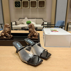 Prada 1XX644 Plexiglas and patent leather sandals P78606 - 35 - View 6
