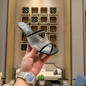 Prada 1XX644 Plexiglas and patent leather sandals P78606 - 35 - View 9