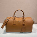 Prada 2VC048 Leather duffel bag Brown - Default Title - View 1