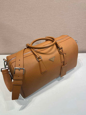 Prada 2VC048 Leather duffel bag Brown - Default Title - View 2