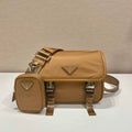 Prada 2VD034 Nylon messenger bag shoulder bag Tan - Default Title - View 1