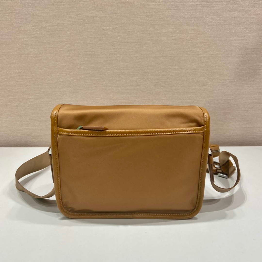 Prada 2VD034 Nylon messenger bag shoulder bag Tan