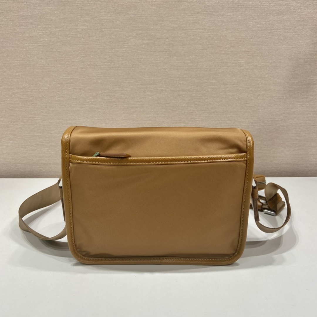 Prada 2VD034 Nylon messenger bag shoulder bag Tan