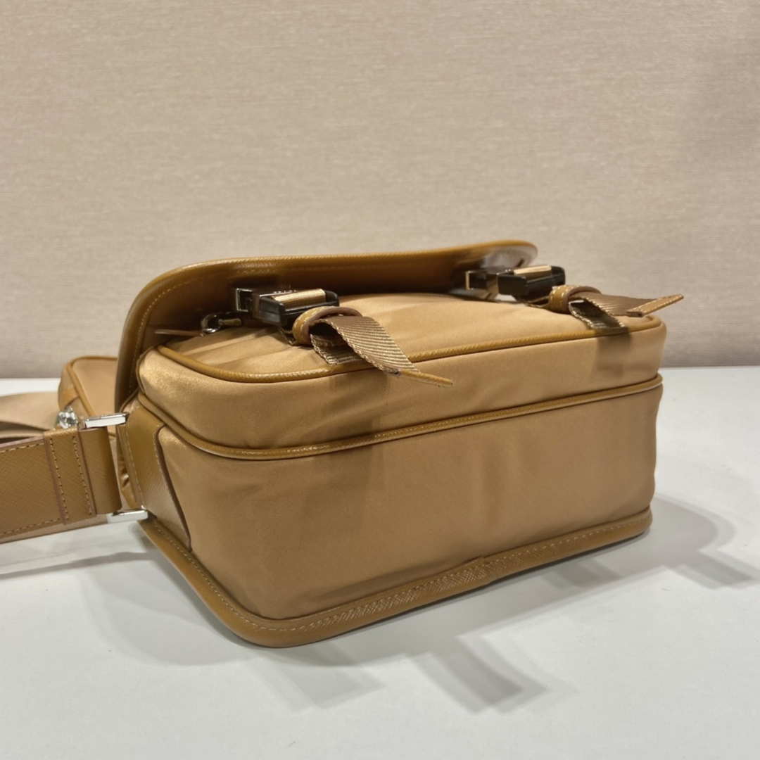 Prada 2VD034 Nylon messenger bag shoulder bag Tan - Default Title - View 5