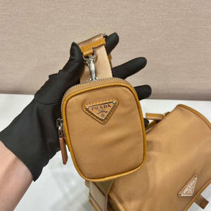 Prada 2VD034 Nylon messenger bag shoulder bag Tan - Default Title - View 6