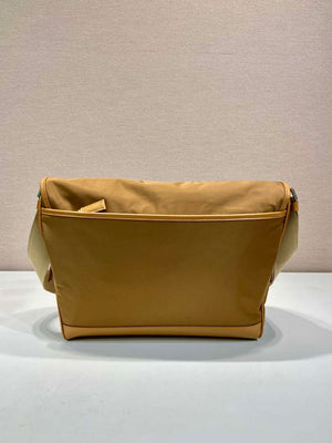 Prada 2VD052 Small Re-Nylon and leather shoulder bag Tan - Default Title - View 4