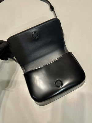 Prada 2VD061 Black Brushed Leather Mini-bag With Shoulder Strap Black - Default Title - View 8