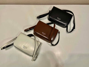 Prada 2VD061 Black Brushed Leather Mini-bag With Shoulder Strap Black - Default Title - View 3