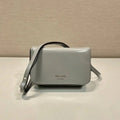 Prada 2VD061 Gray Brushed Leather Mini-bag With Shoulder Strap