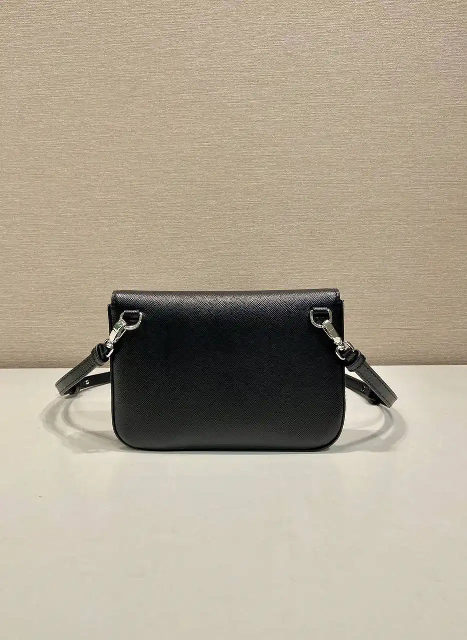 Prada 2VD061 Black Galleria Saffiano leather Mini-bag With Shoulder Strap