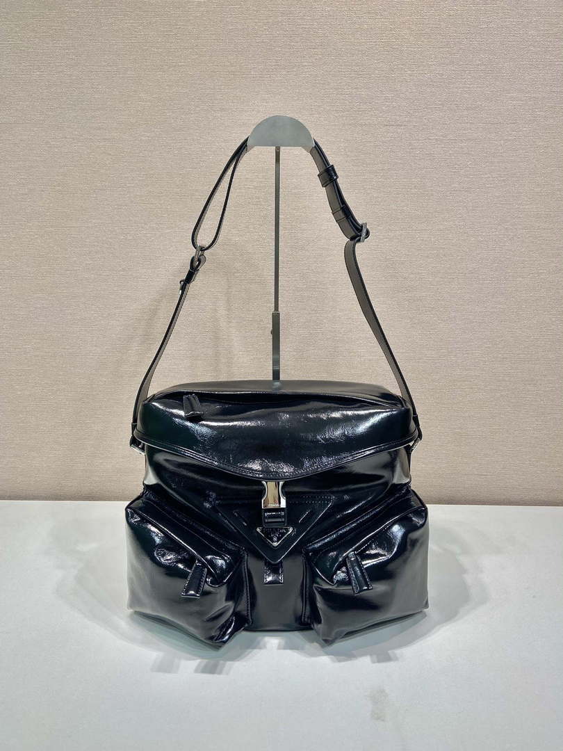 Prada 2VD062 Leather shoulder bag Black - Default Title - View 1