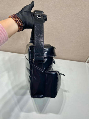 Prada 2VD062 Leather shoulder bag Black - Default Title - View 5