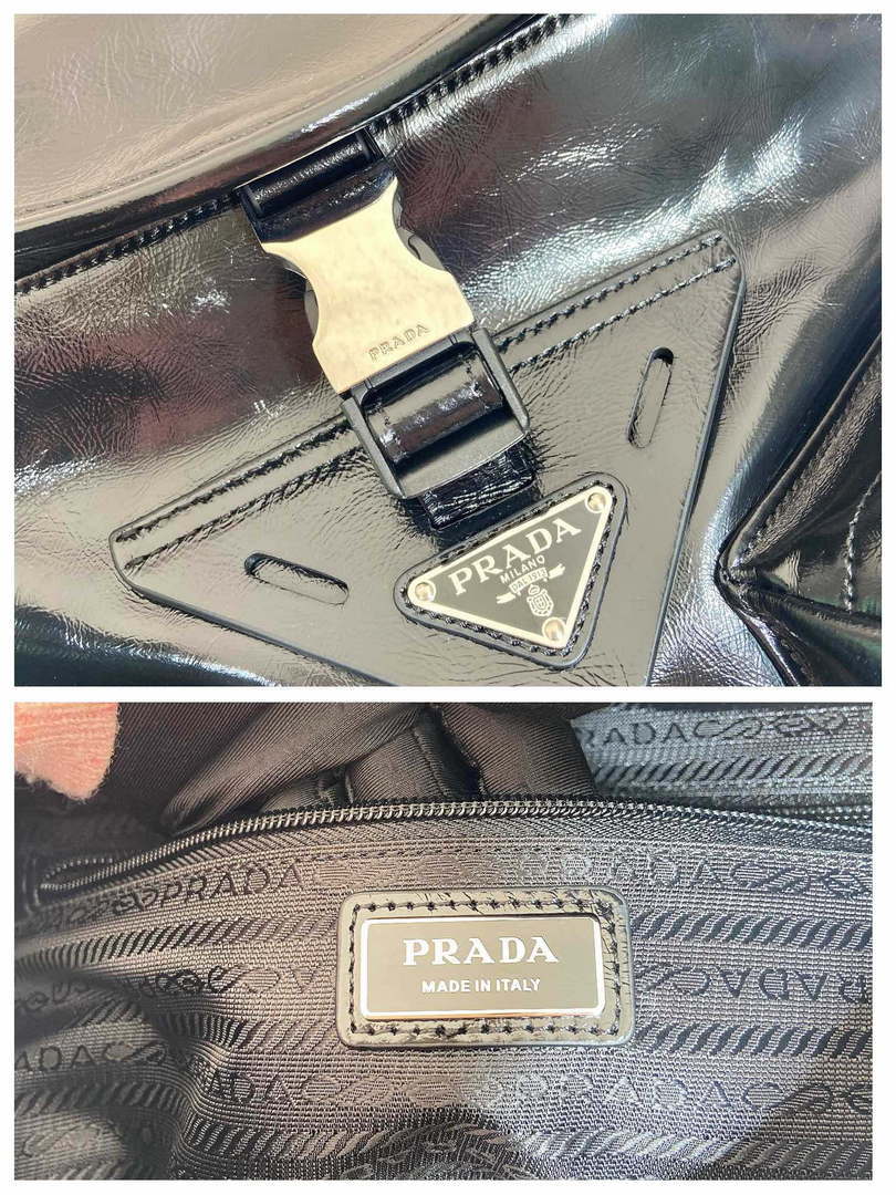 Prada 2VD062 Leather shoulder bag Black - Default Title - View 9