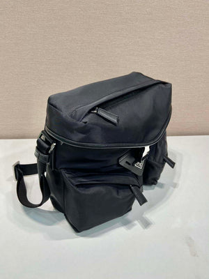 Prada 2VD062 Re-Nylon and leather shoulder bag  Black - Default Title - View 3