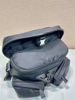 Prada 2VD062 Re-Nylon and leather shoulder bag  Black - Default Title - View 7