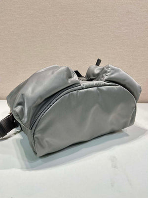Prada 2VD062 Re-Nylon and leather shoulder bag Gray - Default Title - View 6