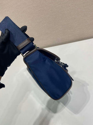 Prada 2VD066 Re-Nylon and Saffiano leather shoulder bag Navy Blue - Default Title - View 6