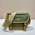 Prada 2VD066 Re-Nylon and Saffiano leather shoulder bag Green - Default Title - View 1