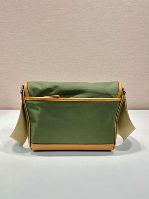 Prada 2VD066 Re-Nylon and Saffiano leather shoulder bag Green - Default Title - View 5