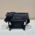 Prada 2VD066 Re-Nylon and Saffiano leather shoulder bag Black - Default Title - View 1