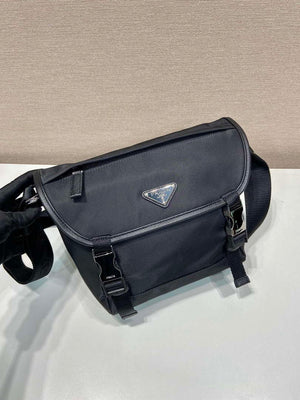 Prada 2VD066 Re-Nylon and Saffiano leather shoulder bag Black - Default Title - View 2