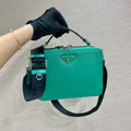 Prada 2VH069 Brique Saffiano leather bag Green - Default Title - View 1