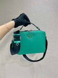 Prada 2VH069 Brique Saffiano leather bag Green