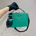 Prada 2VH069 Brique Saffiano leather bag Mango green - Default Title - View 1