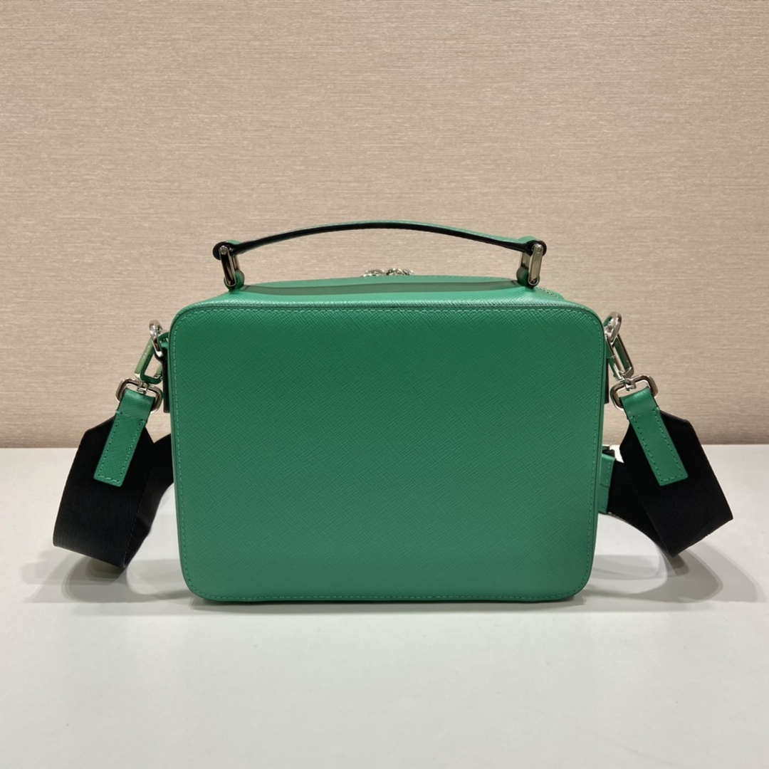 Prada 2VH069 Brique Saffiano leather bag Green
