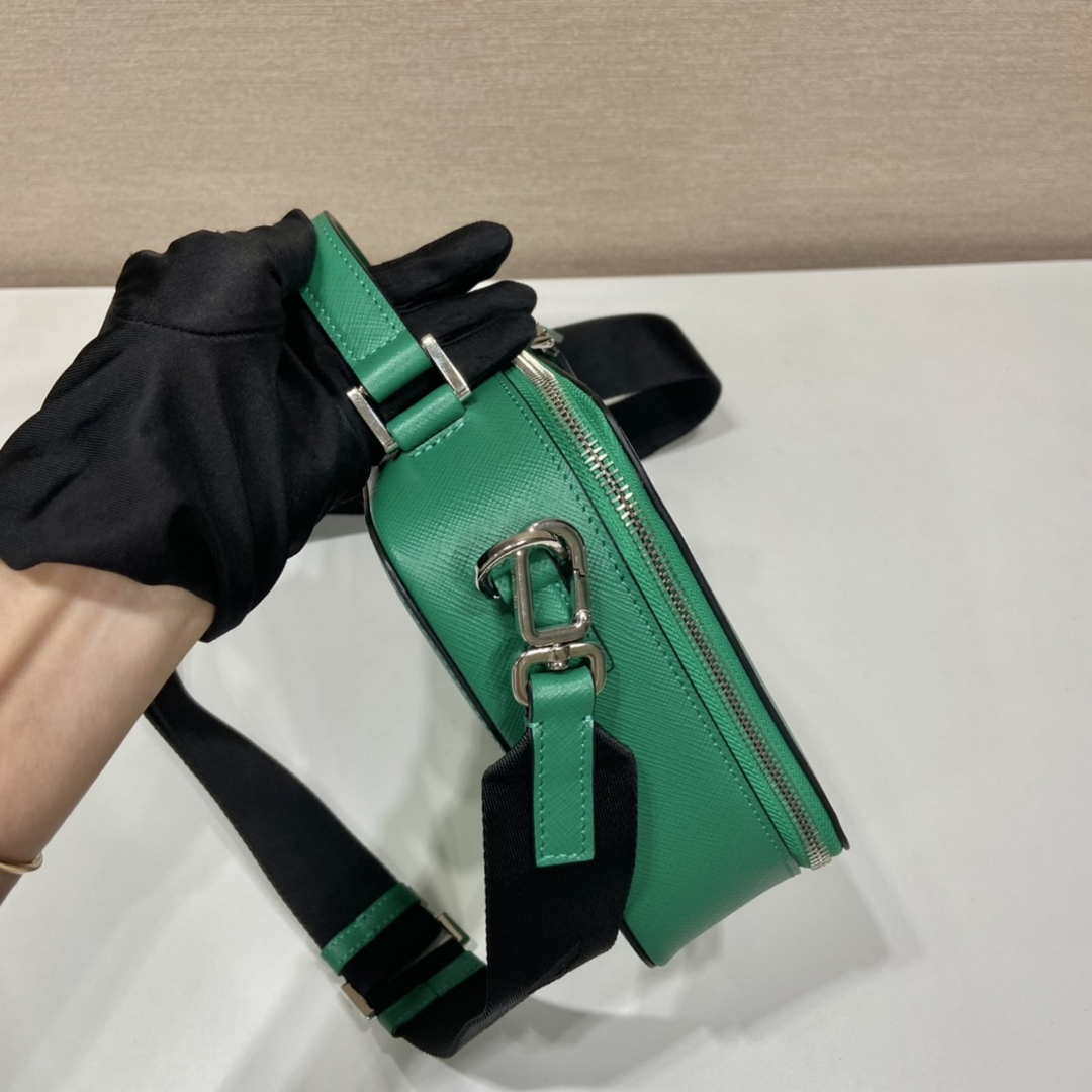 Prada 2VH069 Brique Saffiano leather bag Green