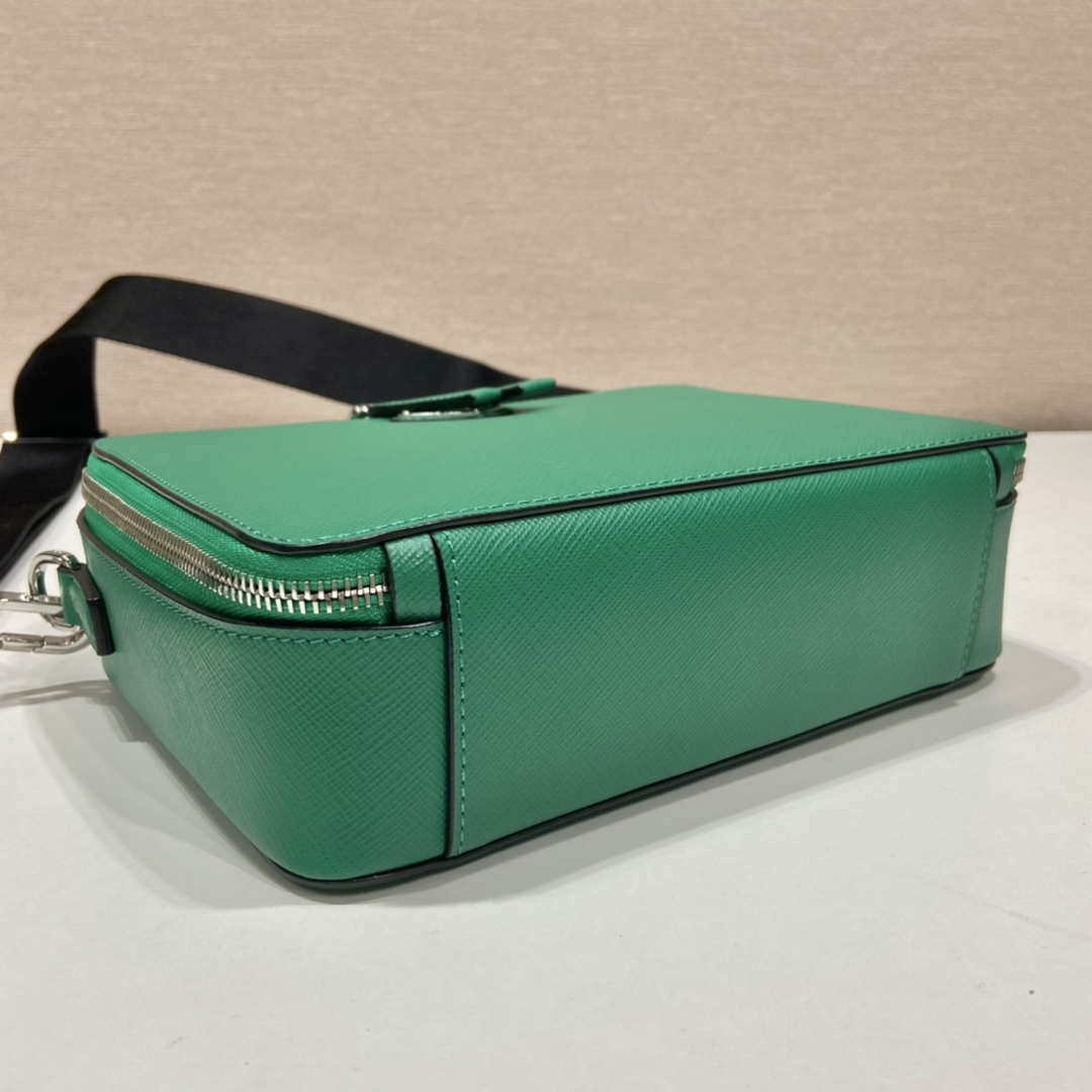 Prada 2VH069 Brique Saffiano leather bag Green
