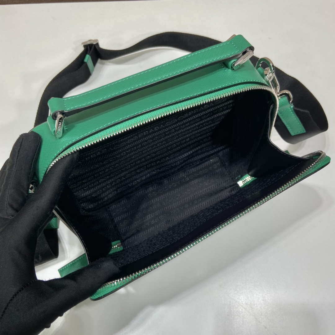 Prada 2VH069 Brique Saffiano leather bag Green - Default Title - View 8