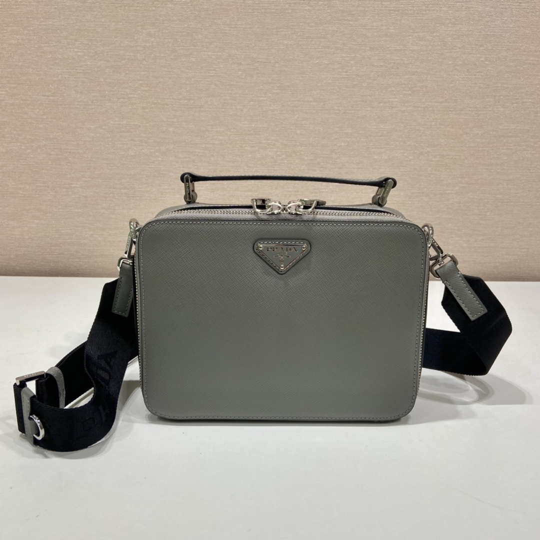 Prada 2VH069 Brique Saffiano leather bag Gray - Default Title - View 2