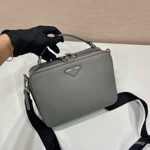 Prada 2VH069 Brique Saffiano leather bag Gray - Default Title - View 4