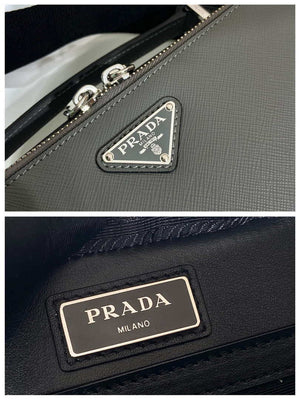 Prada 2VH069 Brique Saffiano leather bag Gray - Default Title - View 9