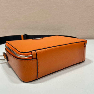 Prada 2VH069 Brique Saffiano leather bag Orange - Default Title - View 6