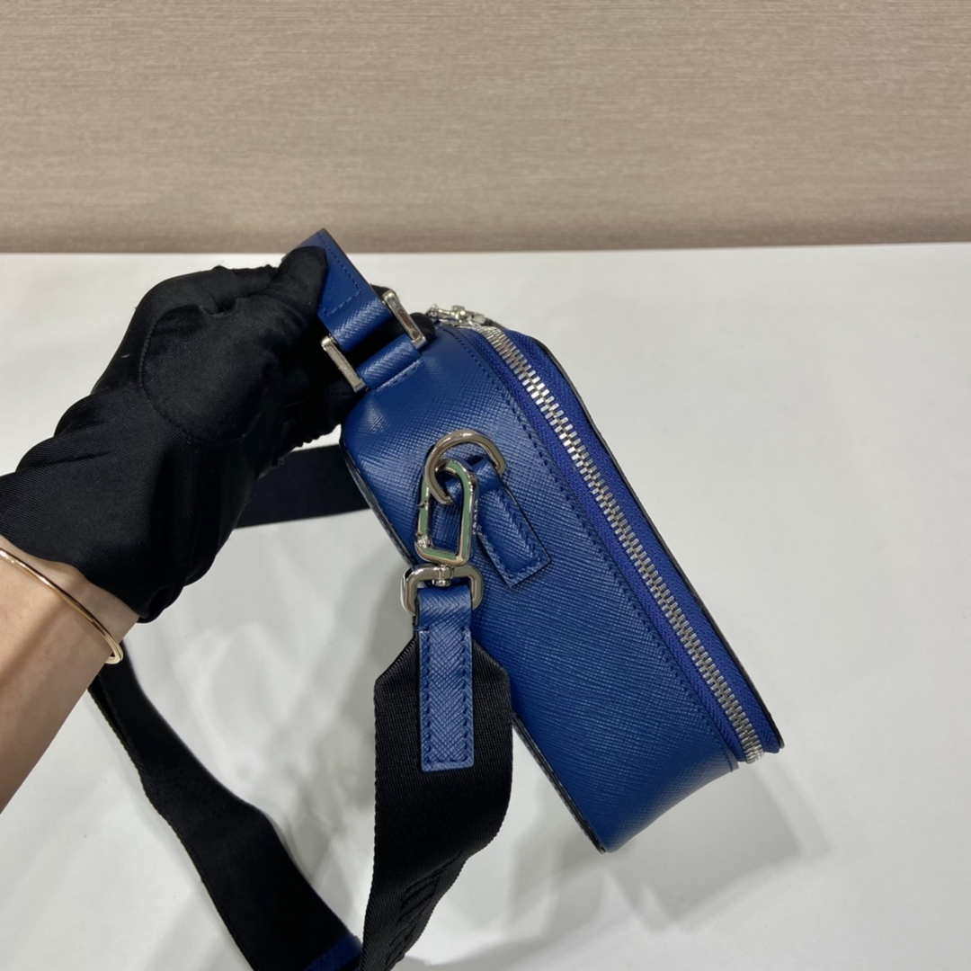 Prada 2VH069 Brique Saffiano leather bag Blue - Default Title - View 6
