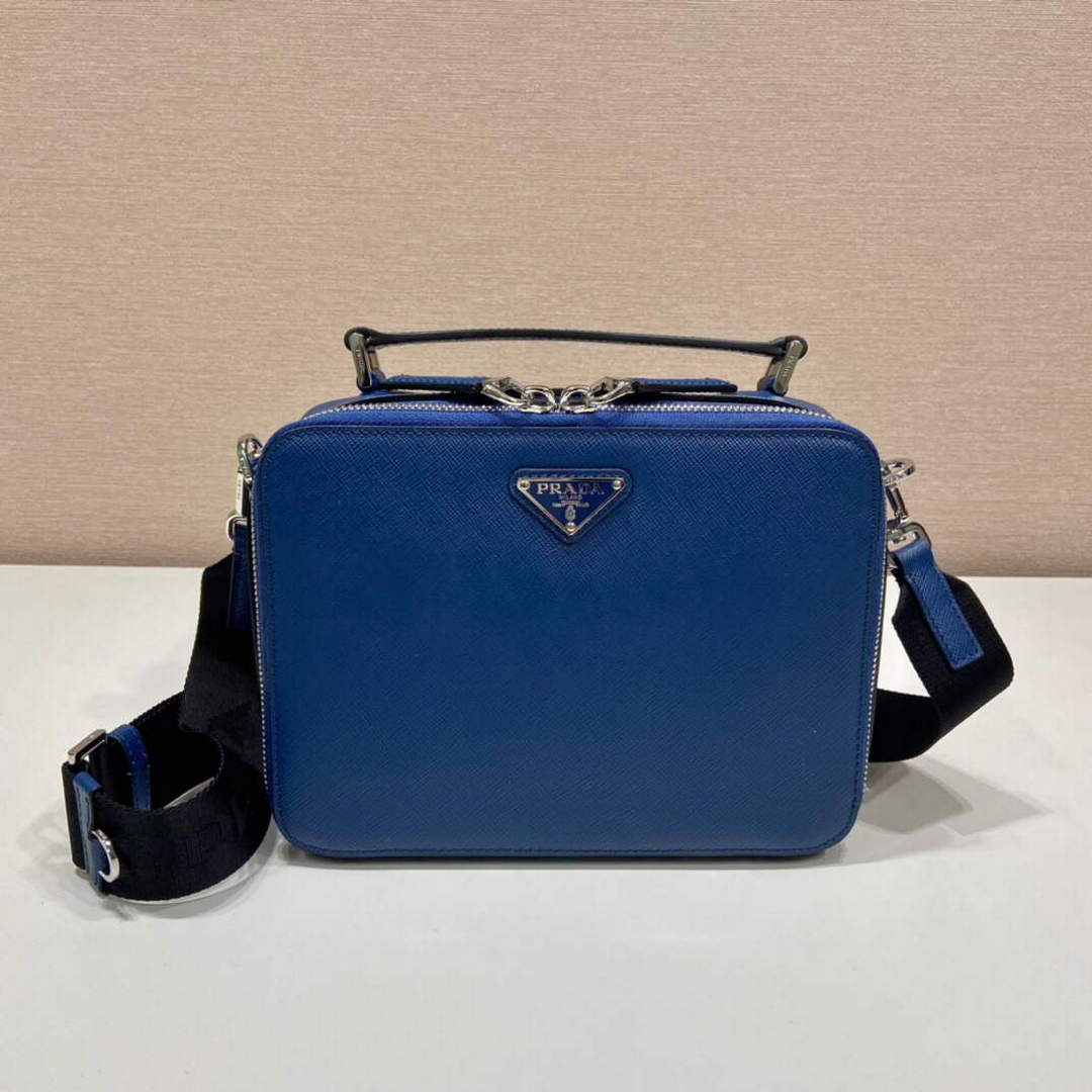 Prada 2VH069 Brique Saffiano leather bag Bluette - Default Title - View 2
