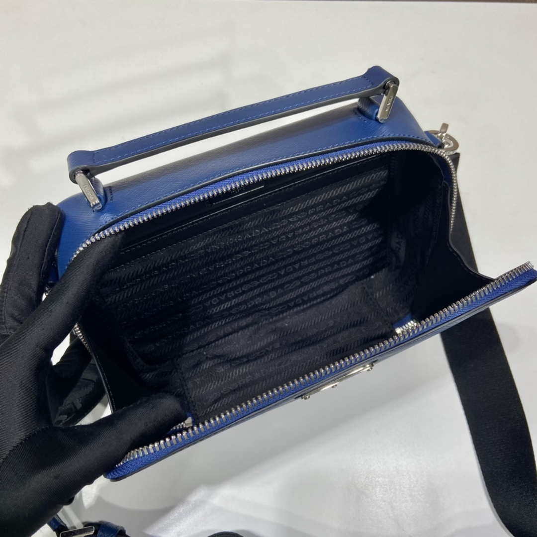 Prada 2VH069 Brique Saffiano leather bag Blue - Default Title - View 8