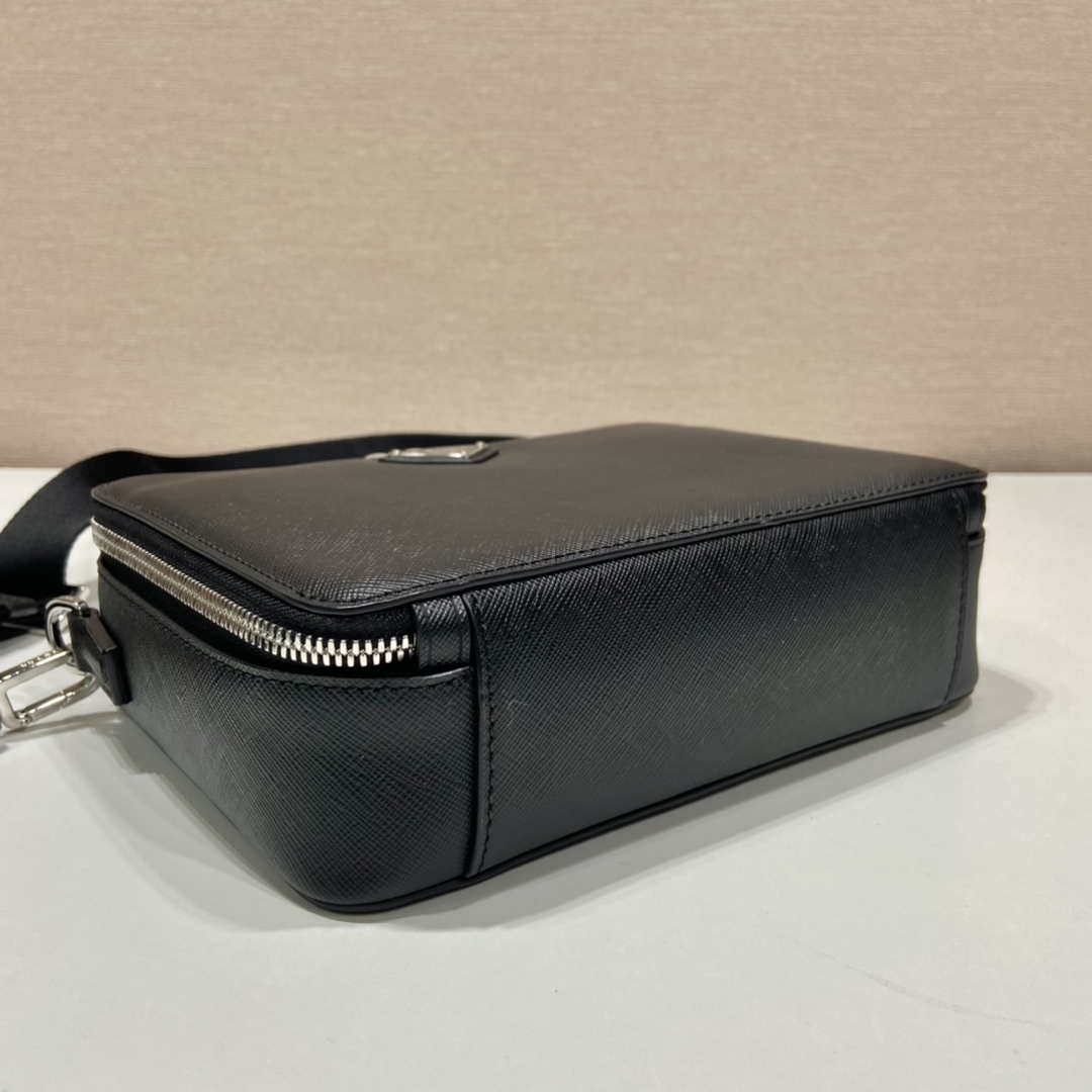 Prada 2VH069 Brique Saffiano leather bag Black - Default Title - View 7