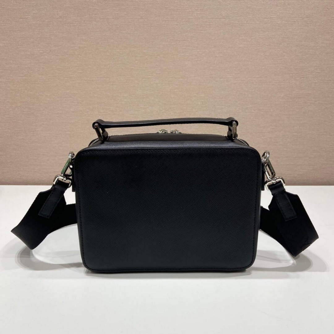 Prada 2VH069 Brique Saffiano leather bag Black - Default Title - View 5
