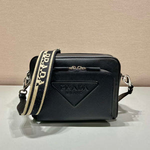 Prada 2VH152 Saffiano leather shoulder bag Black - Default Title - View 1