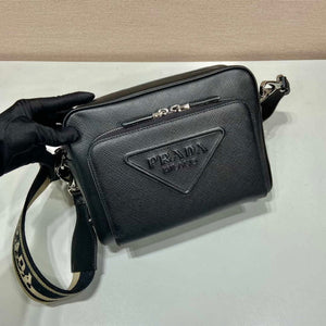 Prada 2VH152 Saffiano leather shoulder bag Black - Default Title - View 3