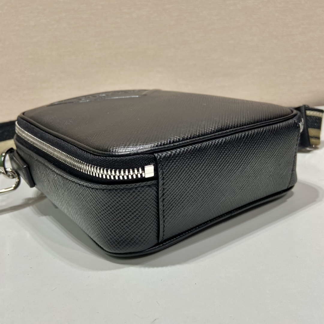 Prada 2VH154 Saffiano leather shoulder bag Black - Default Title - View 6